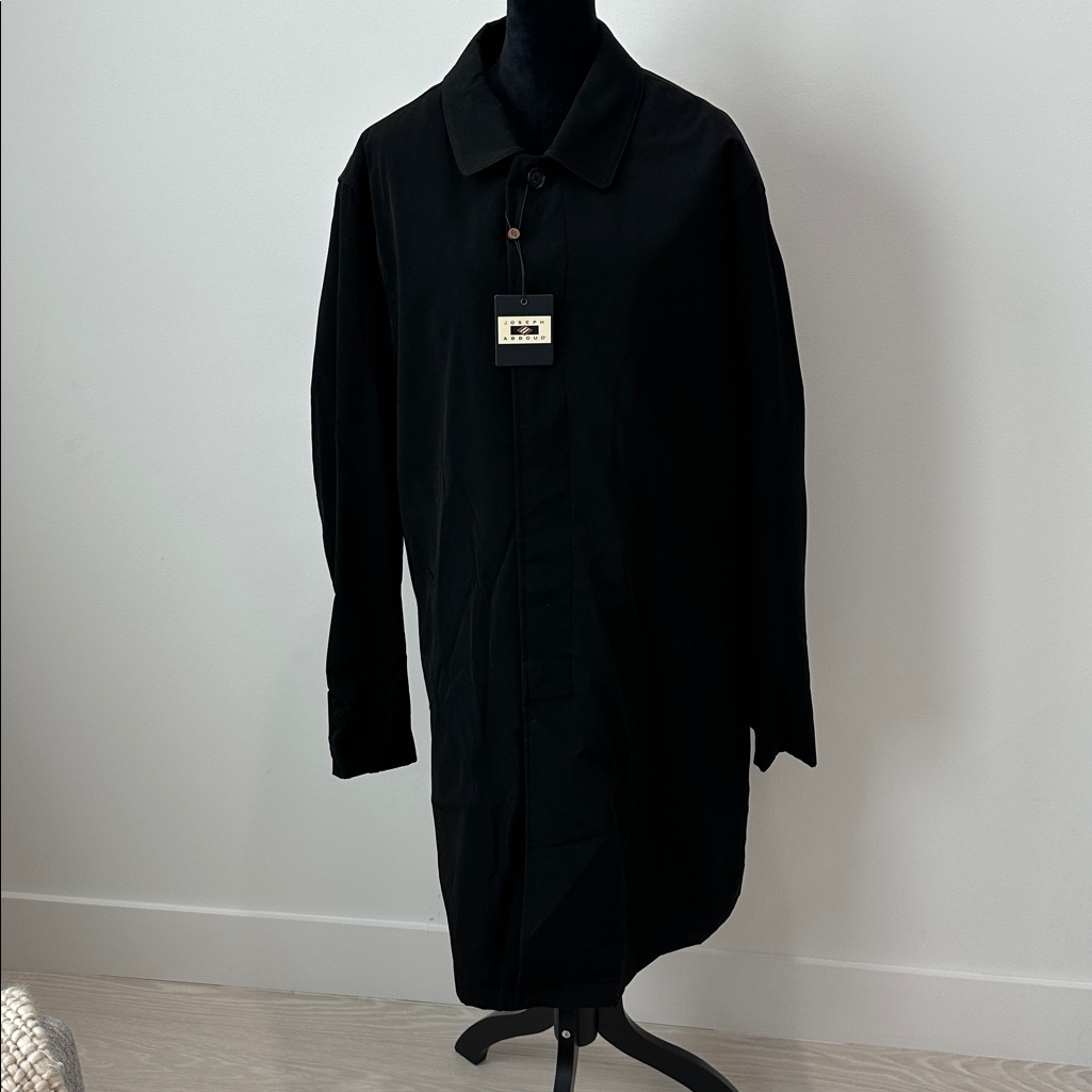Joseph Abboud Brand New Black Mens Weatherproof Coat With Removable Lining